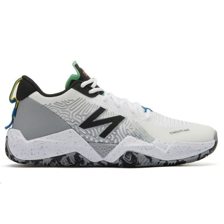 New Balance Nb 2Wxy 1 Low Fabric Pigskin Comfortable Versatile Low-Top Retro Basketball Shoes Men Sneaker White Gray BB2WXYLW