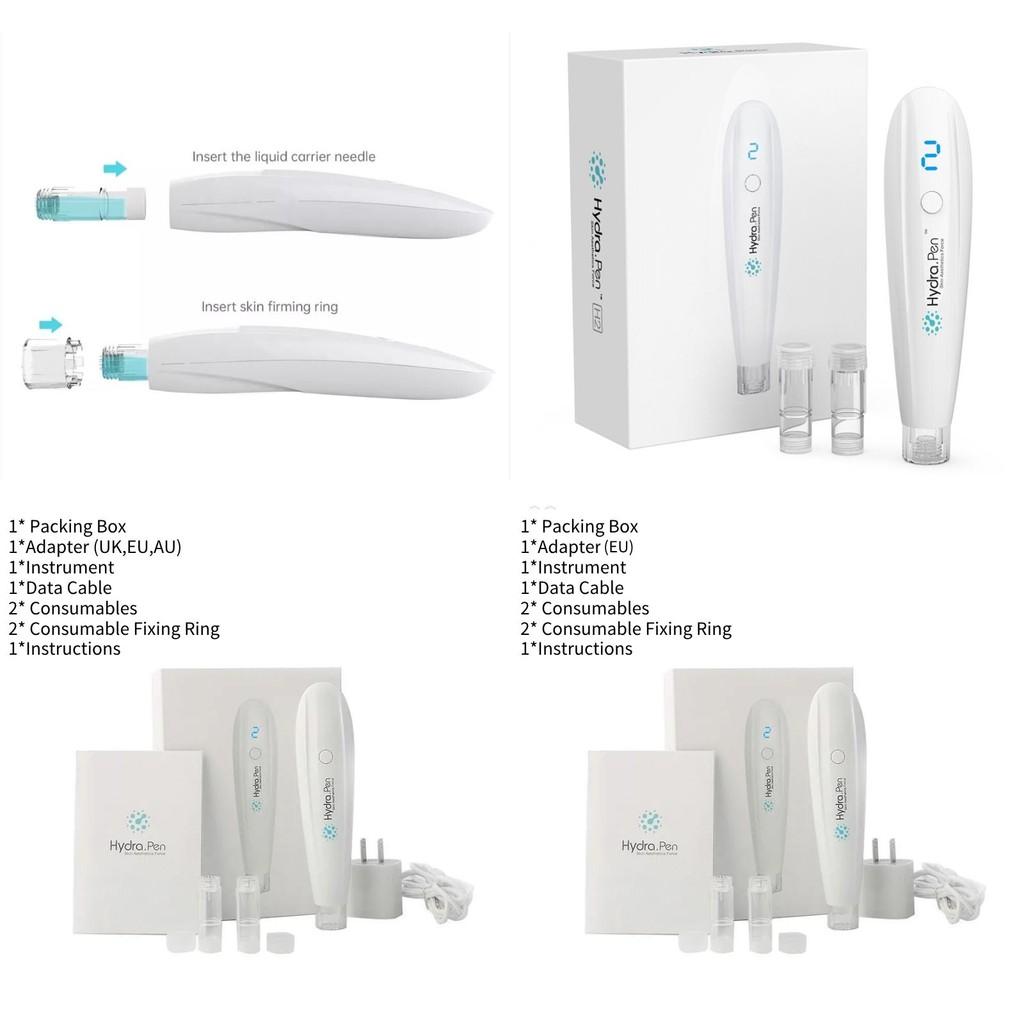Electric Microneedle Beauty Device H2 Water Soluble Needle Hydration And Whitening System For Professional Use