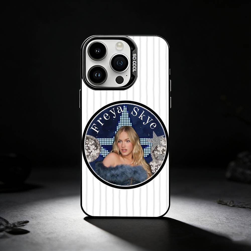 F-Freya Skye Singer Phone Case For iPhone 17,16,15,14,13,12,11 Plus,Pro Max,XS,Colored silver phone case