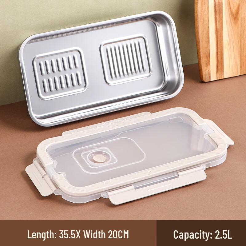 Jingchengwen 316L Stainless Steel Portable Food Container