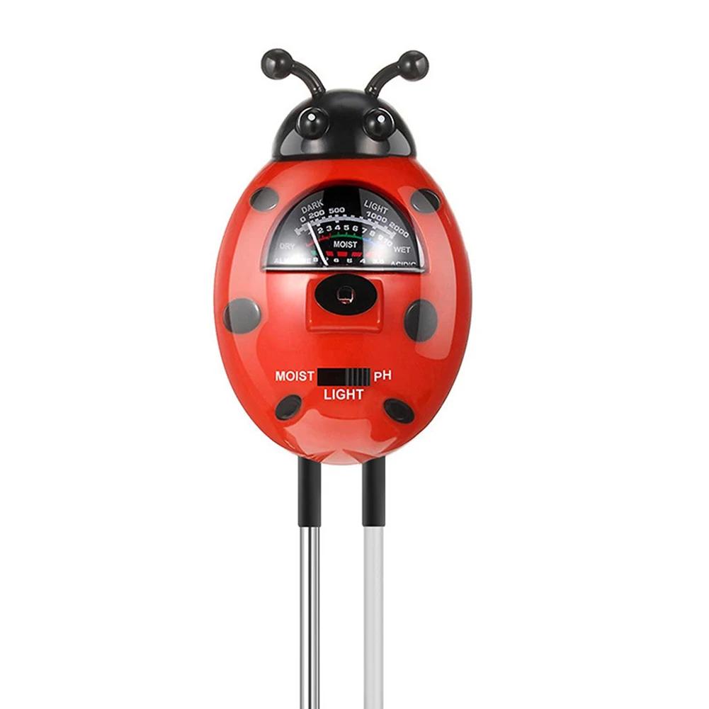 3 In1 Soil PH Tester LCD Screen Plant Temperature Environment Humidity Meter Soil Hygrometer Sensor Indoor & Outdoor Plants Use