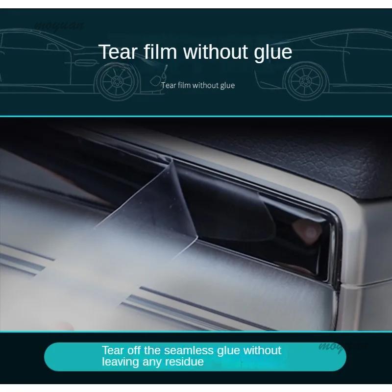 For BYD Atto 3 Yuan Plus Car Gearing Interior Center Console Transparent TPU Touch Screen Protective Film