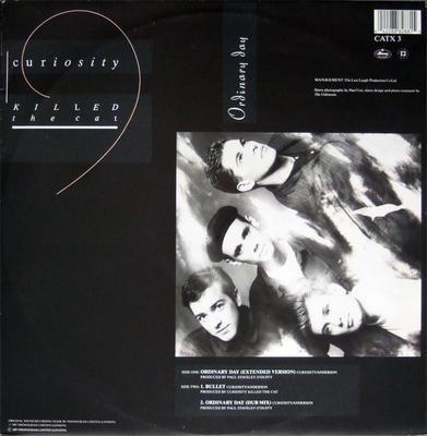 12inch Record CURIOSITY KILLED THE CAT - Ordinary Day (Extended Version)(Dub CATX3 MERCURY 1987 UK Rock Used