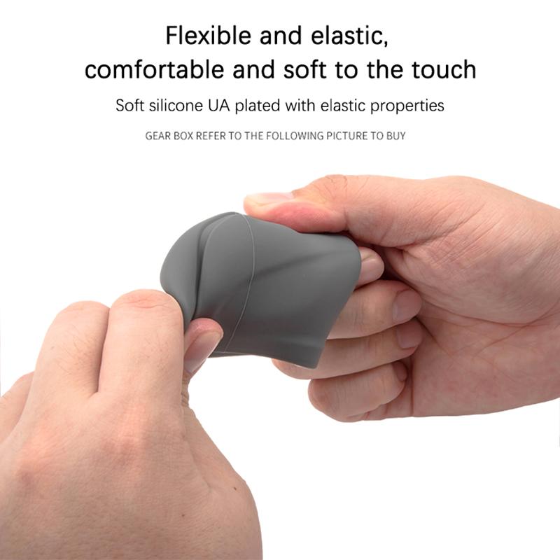 1Pc Manual 6-Speed Car Interior Accessories Car Silicone Gear Shift Knob Cover Gear Shift Non-Slip Grip Handle Protective Covers