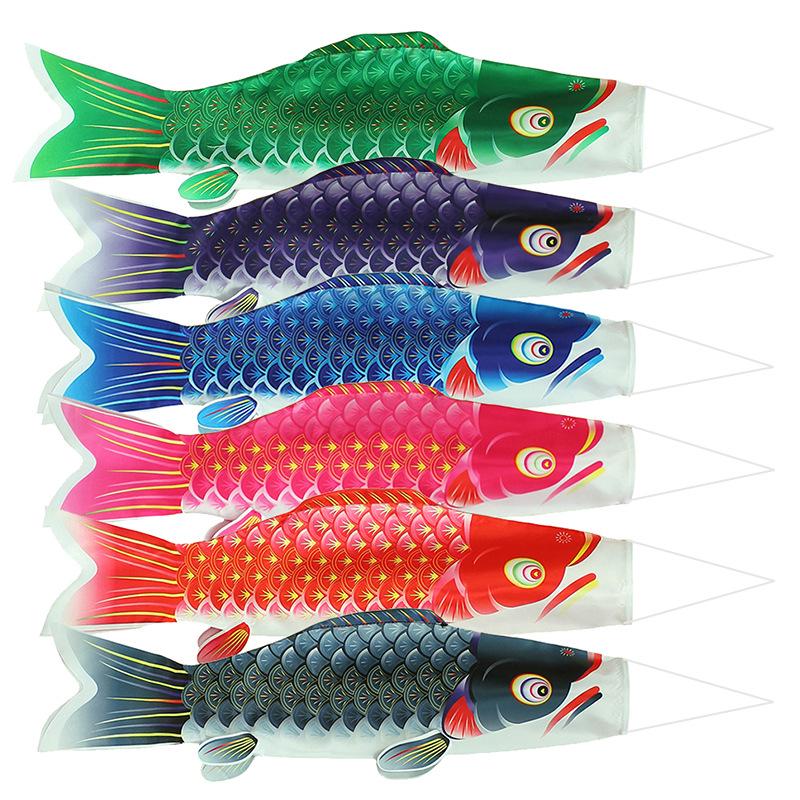 Japanischer Koinobori Karpfen-Wimpel Dekorative Fahne - Fischförmige Foto-Requisite.