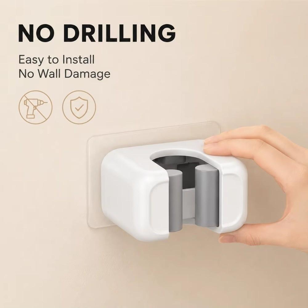Wall Mounted Mop Holder Hook Waterproof Broom Holder New Cleaning Tool Organizer  Bathroom Storage