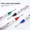 32MM Large Capacity Long Head Markers Woodworking Bathroom Decoration Multi-purpose 3/1Pcs Deep Hole Marker Pens Art Supplies
