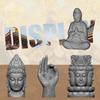Handmade Candle Making Mold Guanyin Statue Silicone Molds DIY Ornaments Candle Mould Home Decorations Silicone Moulds