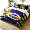 Fenerbahce 3pc Duvet Cover Set Simple Modern Bedding Set Wrinkle Resistant Soft Fabric All Season Use a perfect gift