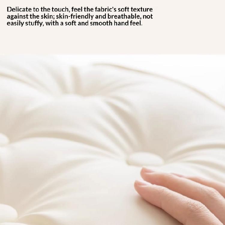 Round Cushion PU Lather Floor Sitting Pillow For Yoga Meditations Relaxation Reading Corner Seat Pad Home Decors Gift