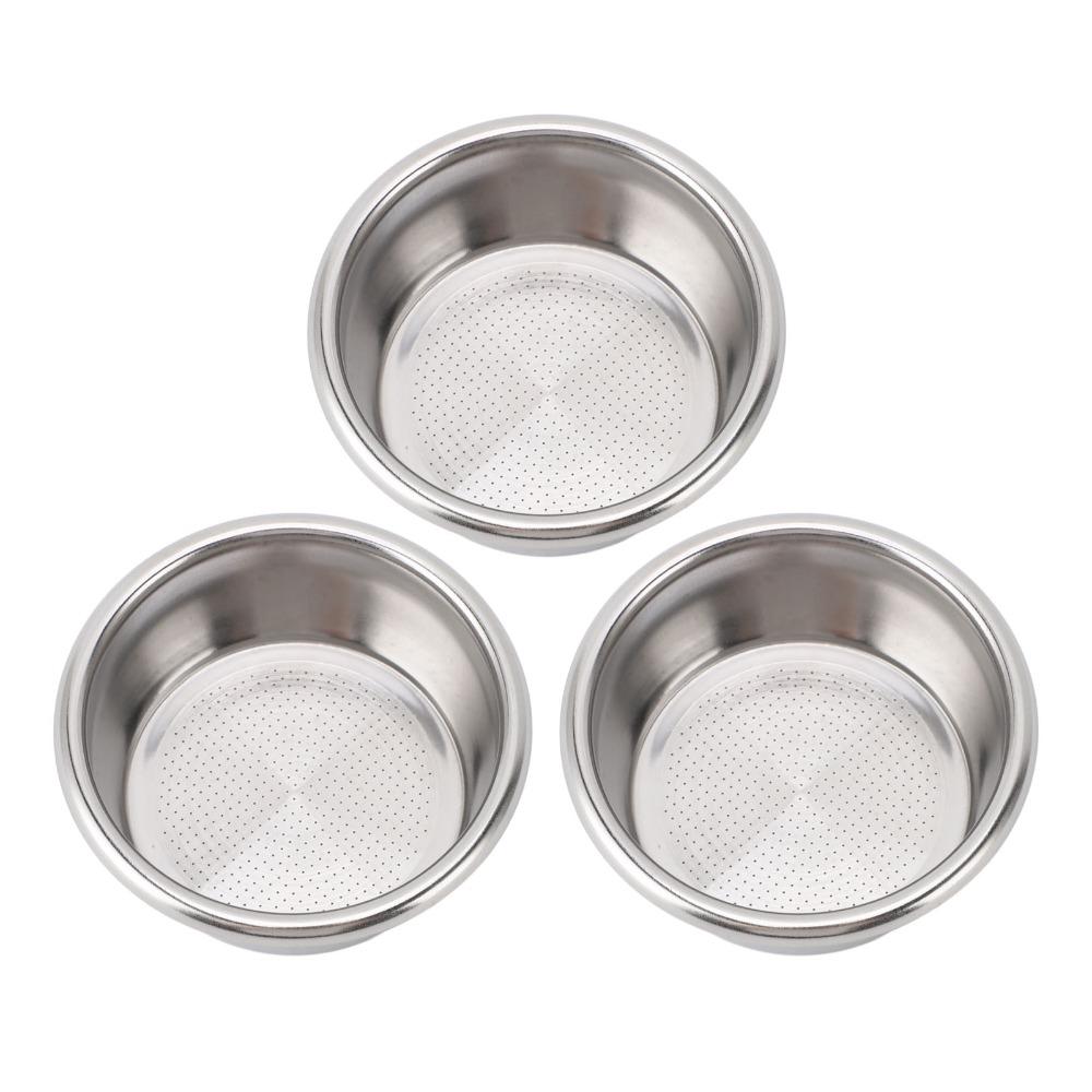 3pcs Set Stainless Steel Coffee Portafilter Basket 54MM Coffee Filter Basket For Home Baristas