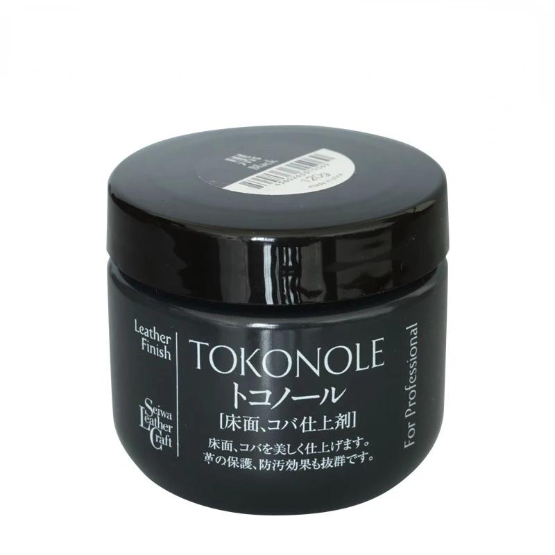 Leder-Bettflächenbehandlung 120ML pflanzlich gegerbtes Leder Kantenversiegelungsflüssigkeit DIY Leder Rückseite raue Oberfläche Polierer