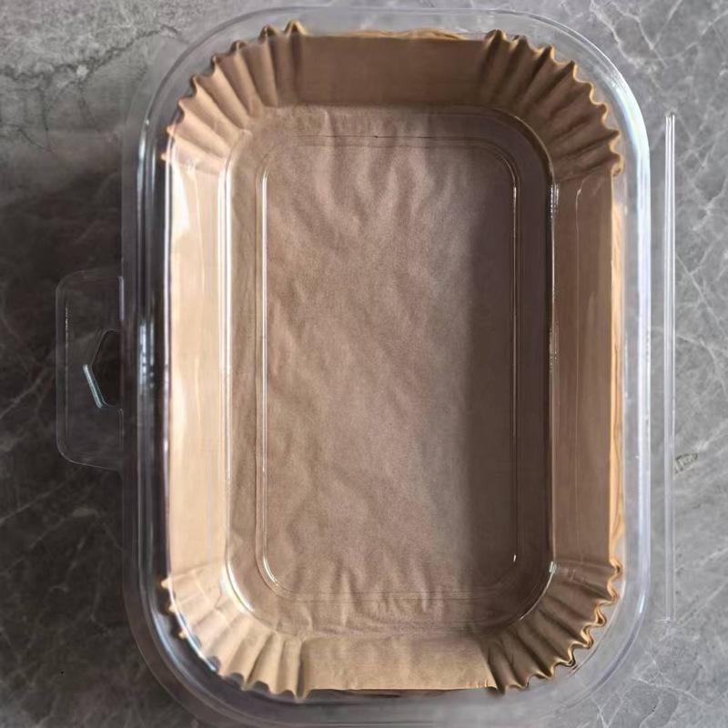 Exkluzivní obdélníkový silikonový pečicí papír pro horkovzdušné fritézy: Absorbující olej, Odolný proti oleji a Vhodný do trouby