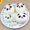 Relieves Ball Simulation Stress PU Toys Straps Kawaii Cartoon Panda Squeeze Toys Silicone