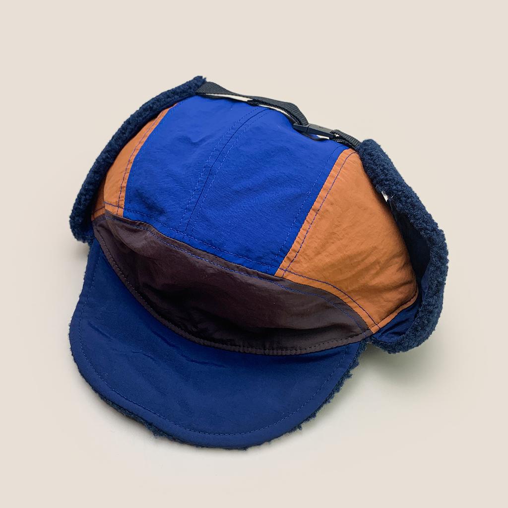 Retro Quick Drying Color Block Baseball Hats New Men Women Sunshade Polar Fleece-Lined Warm Outdoor Versatile Casual Bomber Caps