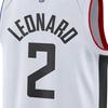 Nike NBA City Edition LA Clippers Kawhi Leonard No. 2 Breathable Basketball Jersey Men Tops White AV4644-102
