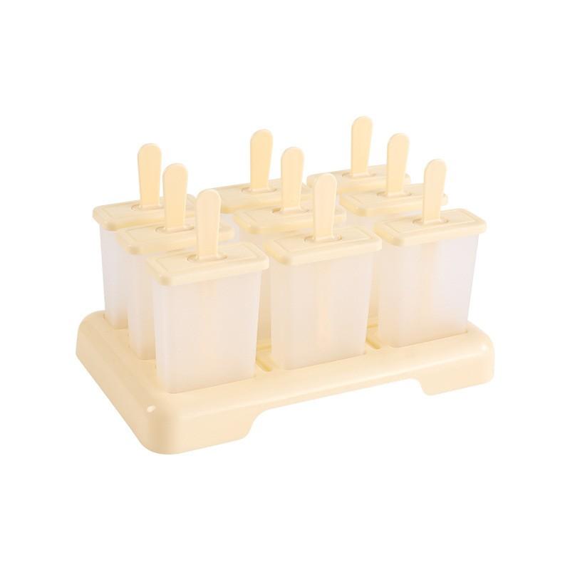 Mold Suitable For Making Popsicles, Homemade Ice Cream Sticks, Ice Cream Molds - For Preserving Freshness. One Size бежевый