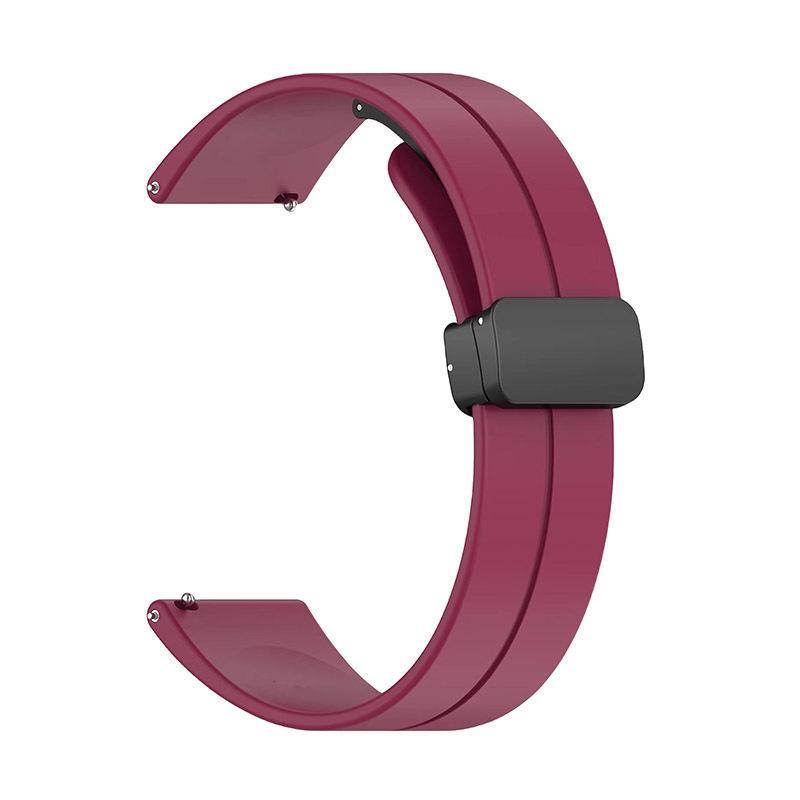 Universal Folding Magnetic Silicone Watch Strap (20mm/12mm)