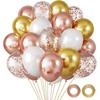 12-Inch Sequin Metallic Latex Balloons, 30pcs - Perfect for Birthday Party Decorations