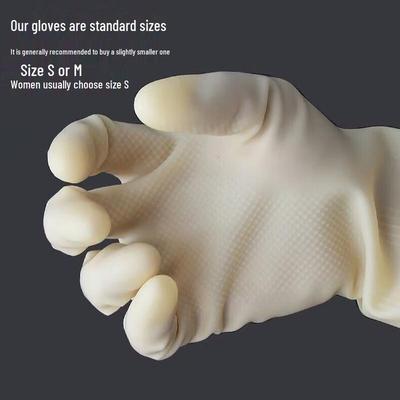 Slitstarka förtjockade gummi-latexhandskar