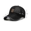 Men'S Solid Breathable Baseball Cap Outdoor Sun Protection Hat Wild Baseball Cap Outdoor Fishing Sunscreen Hat