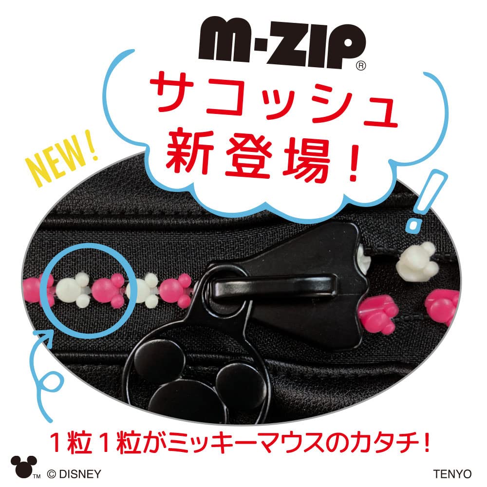 Tenyo Stylish Sacoche with Mickey Mouse Hand Black M-ZIP Design,