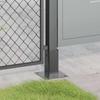Square Post Base 4 pcs 71 x 71 mm Powder Coated Steel