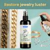 Jewelry Polishing Agent Spray, Tarnish Remover Spray for Gold Silver Bracelet Ring Necklace, Restores Shine for Metal Jewellery
