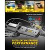 AUXITO H3 LED Bulb Yellow 3000K, 16,000LM 600% Super Brighter, 10 Years Lifespan, 1:1 Size Plug-n-Play, 100% Perfect Tallation, H3 LED Fog Lighr Bulb