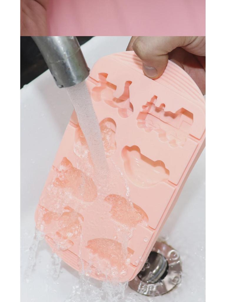 Silikonová forma na lízátka ve tvaru ovoce s víkem a forma na sýrové tyčinky