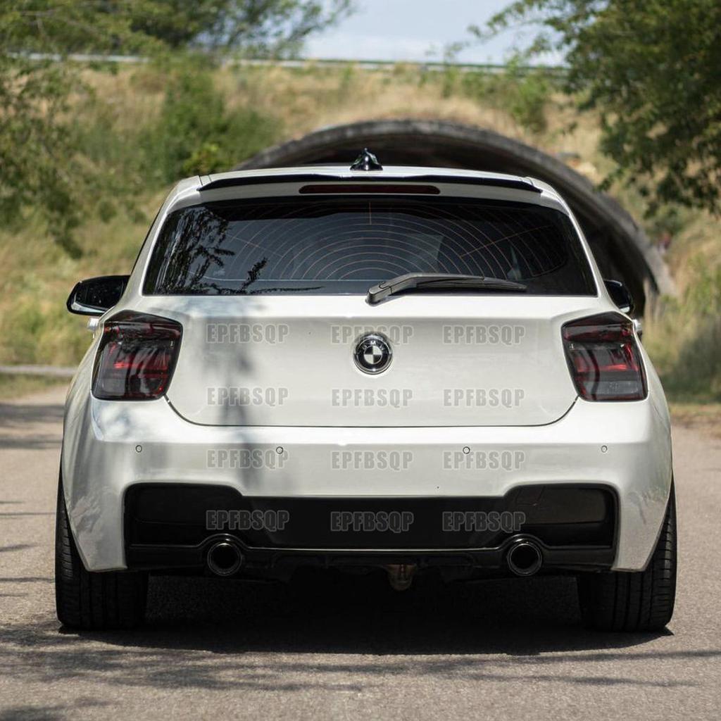 Zadní střešní spoiler pro BMW řady 1 (Modely 08-20) - F20 E87 Vzhled karbonových vláken, Nevyžaduje vrtání