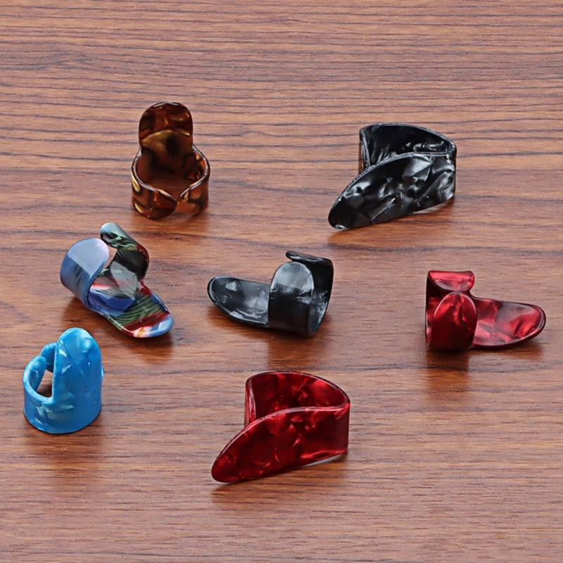 7Pcs Guitar Picks Thumb Picks Electric Guitar Part Ukulele Picks Guitar Picks