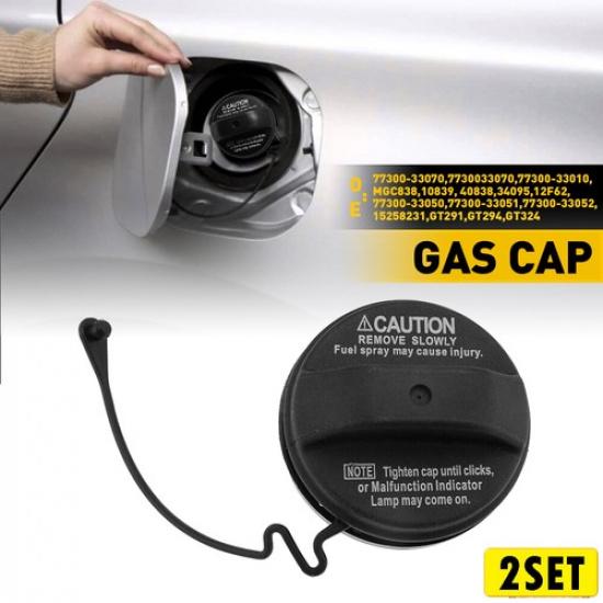 1/2Set Tank Fuel Gas Cap Fit Toyota For Camry Lexus RX330 GX470 ES33 77300-33070