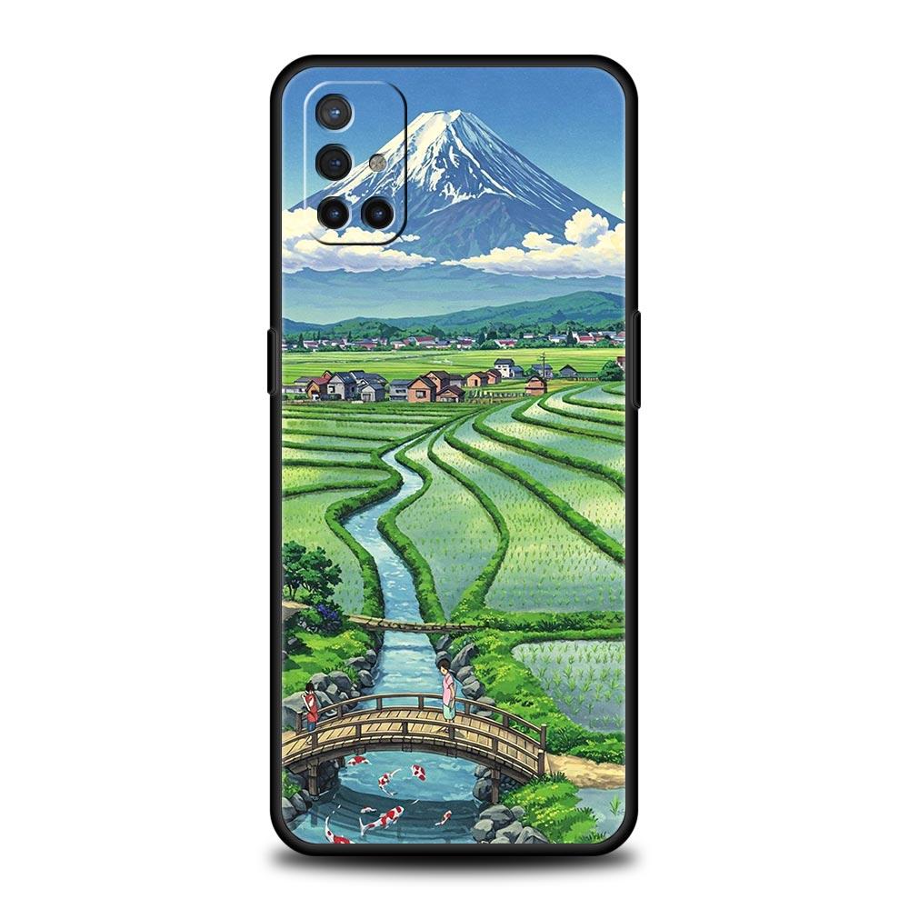 Landscape Japan Series Scenery Phone Case For OnePlus 13 12 11 10 9 8 7T Pro 13R 12R 10R 9RT 8T Nord N200 N30 2T CE 2 3 5G Cover
