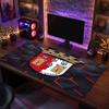 Braga FC Theme Pattern Mouse Pad, Soccer Logo Design XXL Gaming Desk Mat Non-Slip Computer Mouse Pad