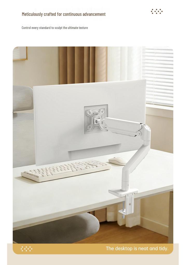 Ke Hao Multi-Functional Dual Screen Monitor Stand with Gas Spring, Single/Dual Arm, Universal Mount