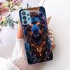 Cartoon Katze Drache Tiere Malerei Hülle für Samsung Galaxy A32 A33 5G 4G Rückseite Transparent Weiches TPU Silikon Handyhülle