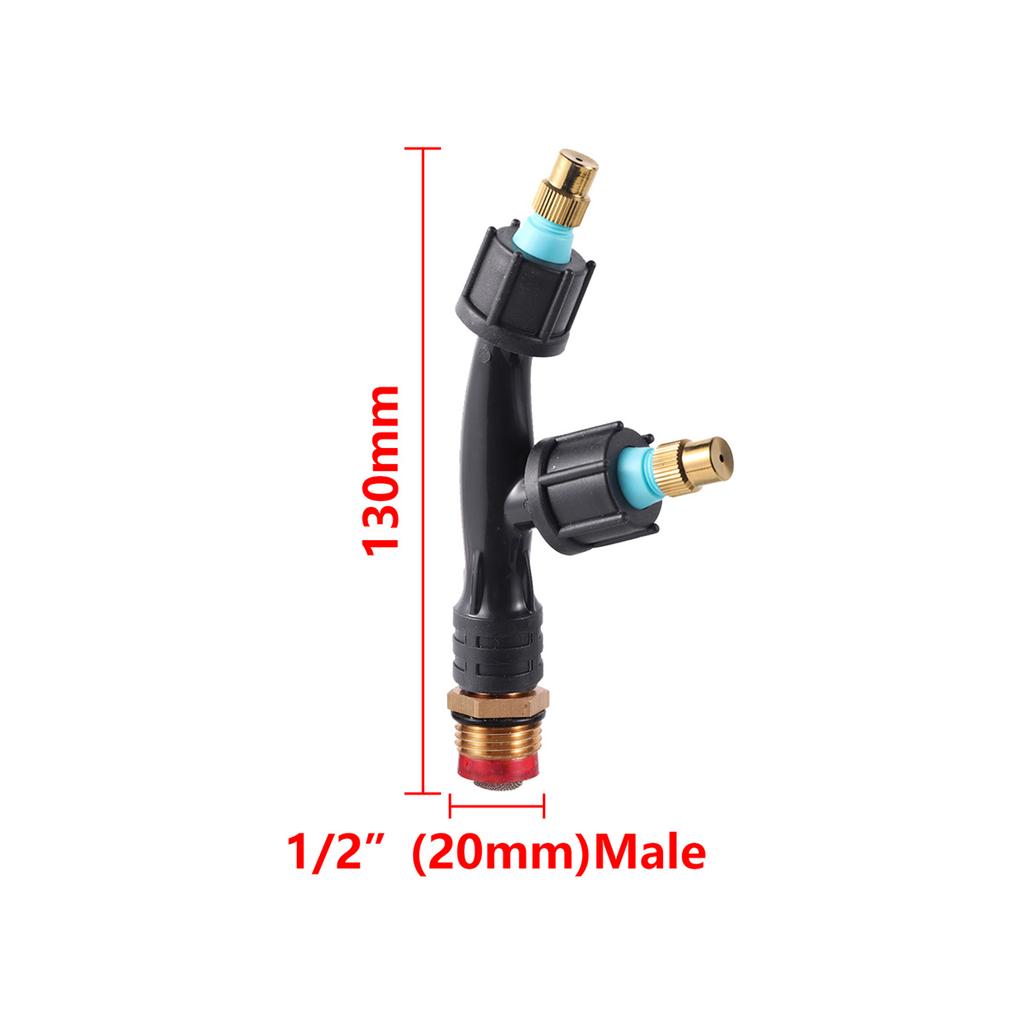 Electric Sprayer Atomizing Nozzle and Filter Joint 1/4" Female Thread Orchard Farmland Wind-Proof Pesticide Sprayer Heads 5Pcs