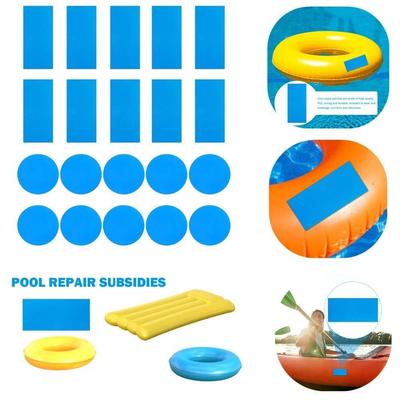 Self-Adhesive Pool Repair Patch Multifunctional Float Air Bed Swimming Pools Sticker PVC Waterproof Swimming Ring Repair Kit