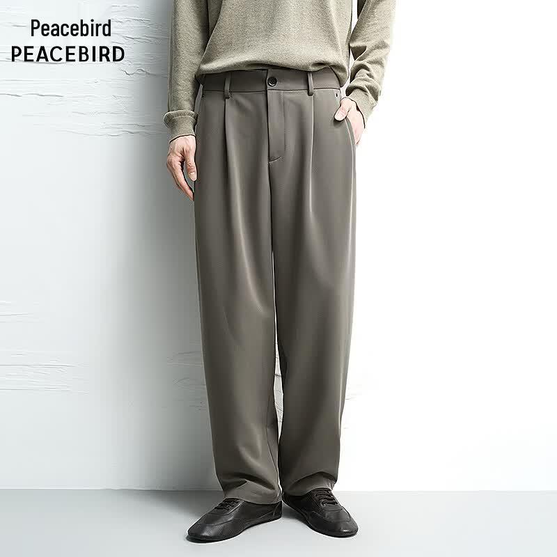 Peacebird Men's Tapered Casual Pants BAGBG3288