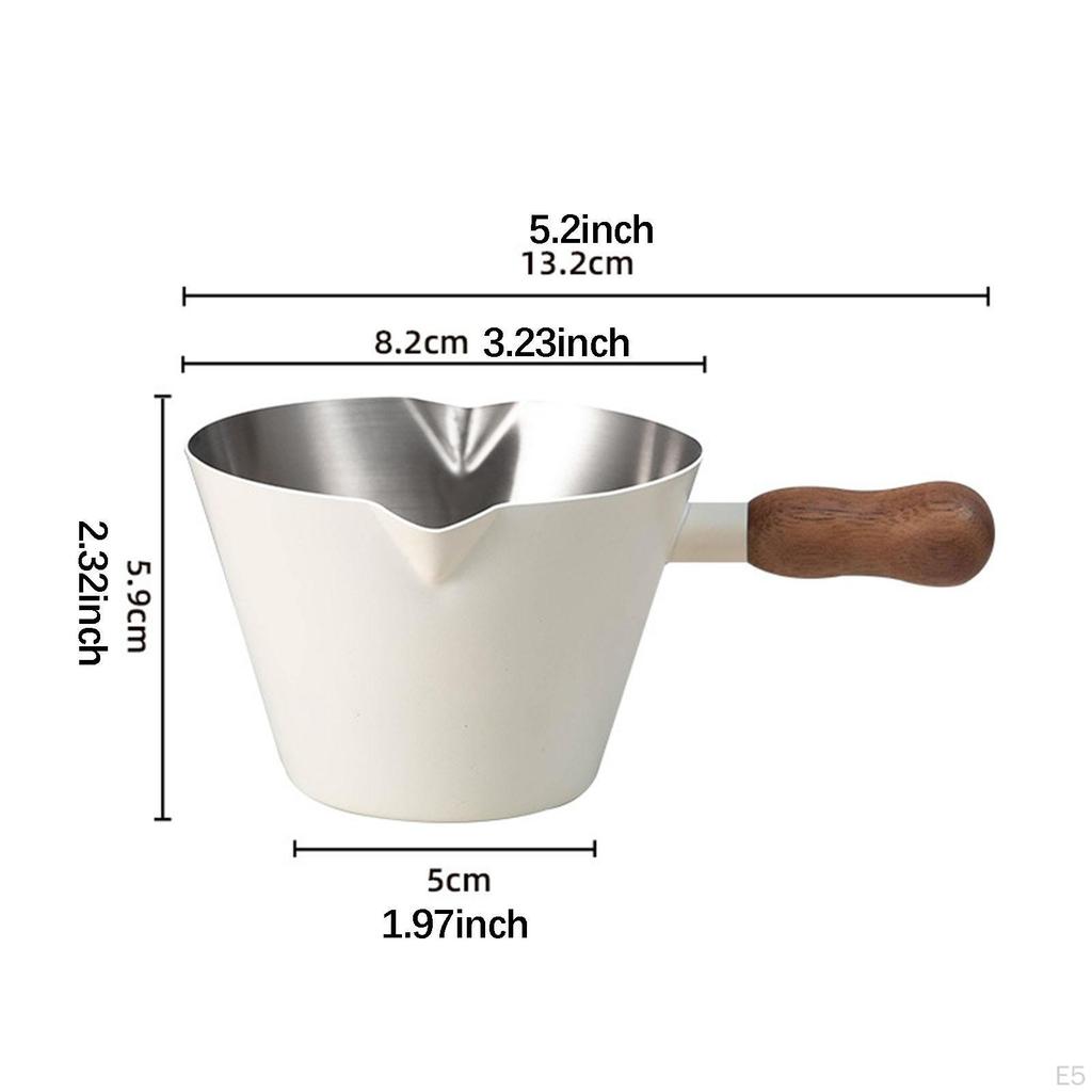 Coffee Measuring Cup Milk Pitcher Jug Multifunctional Pouring for Bar Kitchen