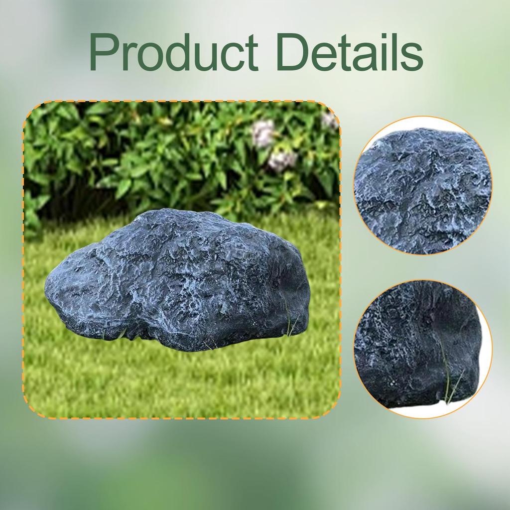 Artificial Foam Rock Ornament Realistic Stone Texture for Garden Landscaping and Studio Photo Prop Usage