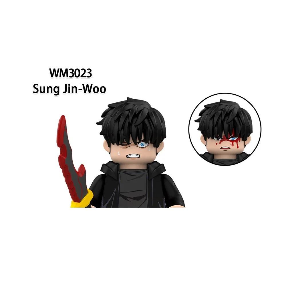 New WM6220 WM6221 Solo Leveling Set Building Blocks Sung Jin Woo Mini Action Figure Toys