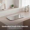 Metal Serving Tray with Handles Elegant Versatile