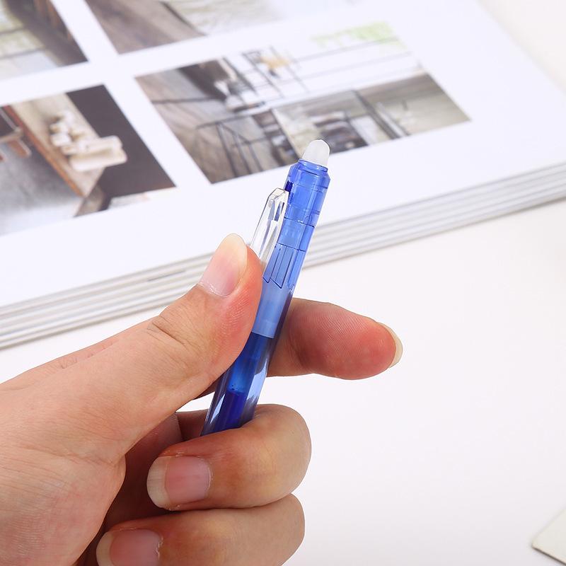 1 Piece Stationery School Office Erasable Press Multicolour Gel Pen Supply Cute Kawaii Creative Pretty Lovely Pen