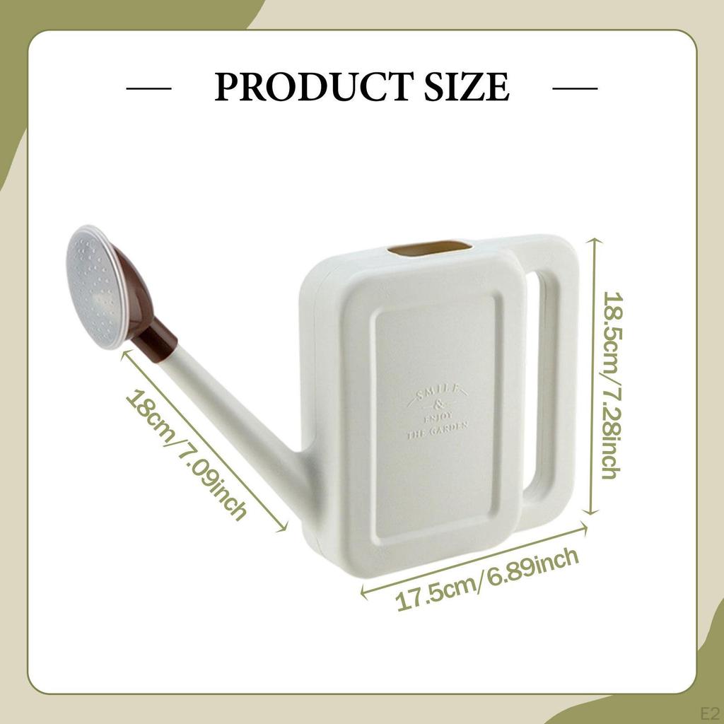 1L Garden Watering Can Flower Water Small Modern Detachable Sprinkler Head Indoor Outdoor for