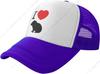 I Love Capybara Hat Mesh Cap for Unisex Women Adjustable Trucker Hat Baseball Cap