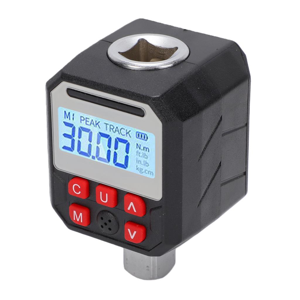 Digital Torque Adapter 1 2 Inch 3 To 60Nm Range + 2percent Accuracy Smart Torque Gauge with Color LCD Screen
