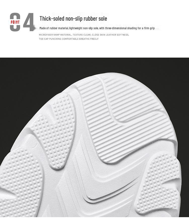 Férfi Divatos Légáteresztő Hálós Sportcipők: Sokoldalú Vastag Talpú Alkalmi Apa Cipők