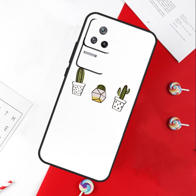 CACTUS BANANA RETRO VINTAGE SUMMER Cover For Xiaomi 14 Ultra 15 13 11T 12T 13T 14T Pro POCO X7 Pro X3 X5 X6 M6 F5 F6 Pro Case